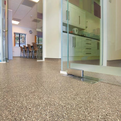 Vogue Ultra Barley Slip-Resistant Vinyl Safety Flooring Roll